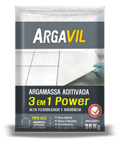 Argamassa aditivada 3 em 1